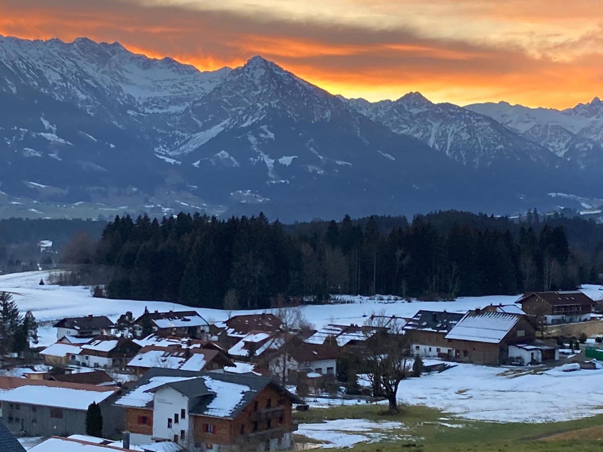 Tolle Wohnung Mit Sauna, Kamin Und Inklusiv Bergbahntickets Im Sommer Ofterschwang Ngoại thất bức ảnh