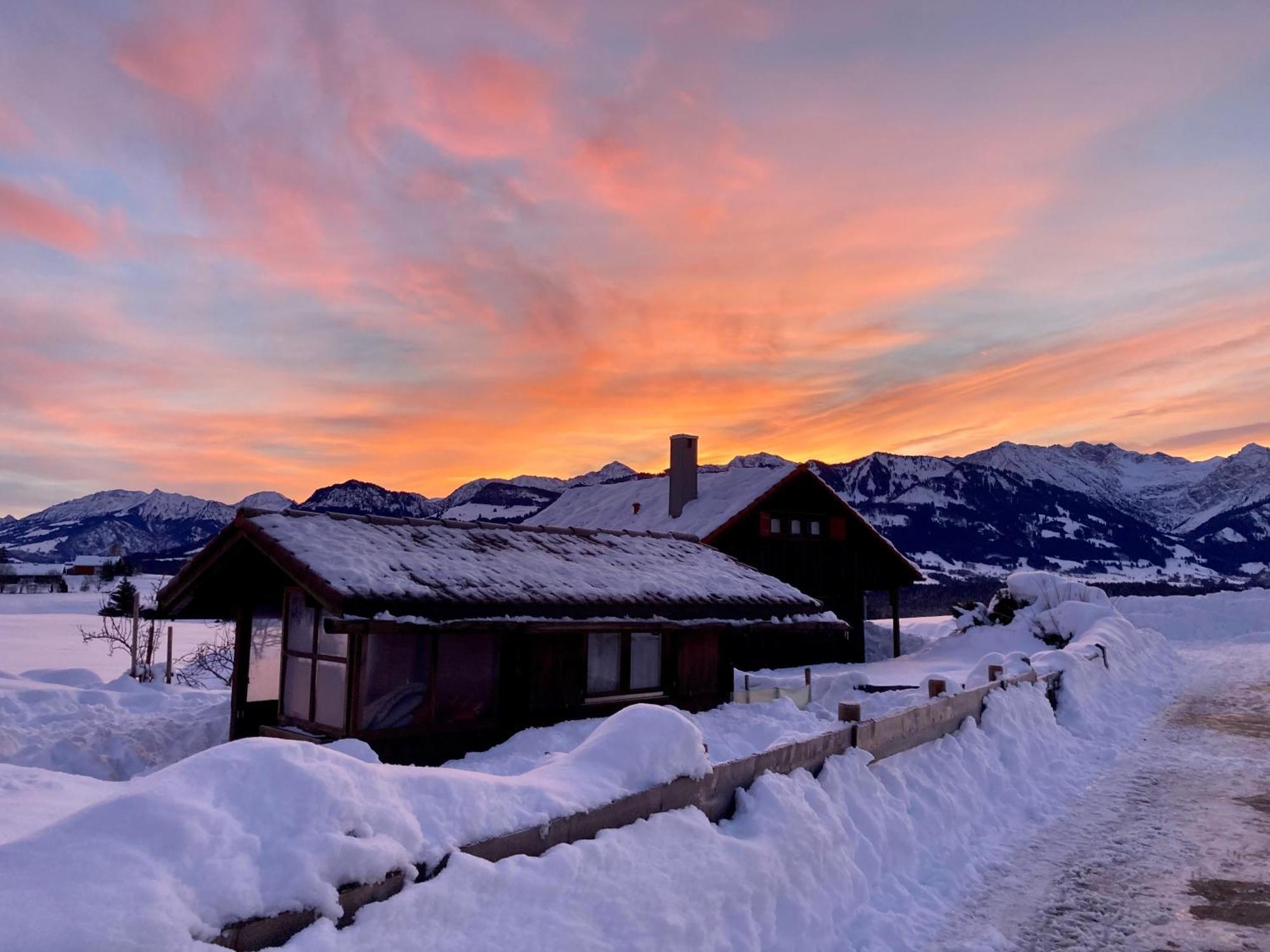 Tolle Wohnung Mit Sauna, Kamin Und Inklusiv Bergbahntickets Im Sommer Ofterschwang Ngoại thất bức ảnh